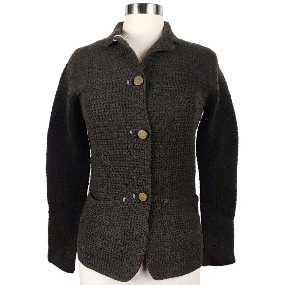 Customer Lovers Dark Brown Wool Blazer